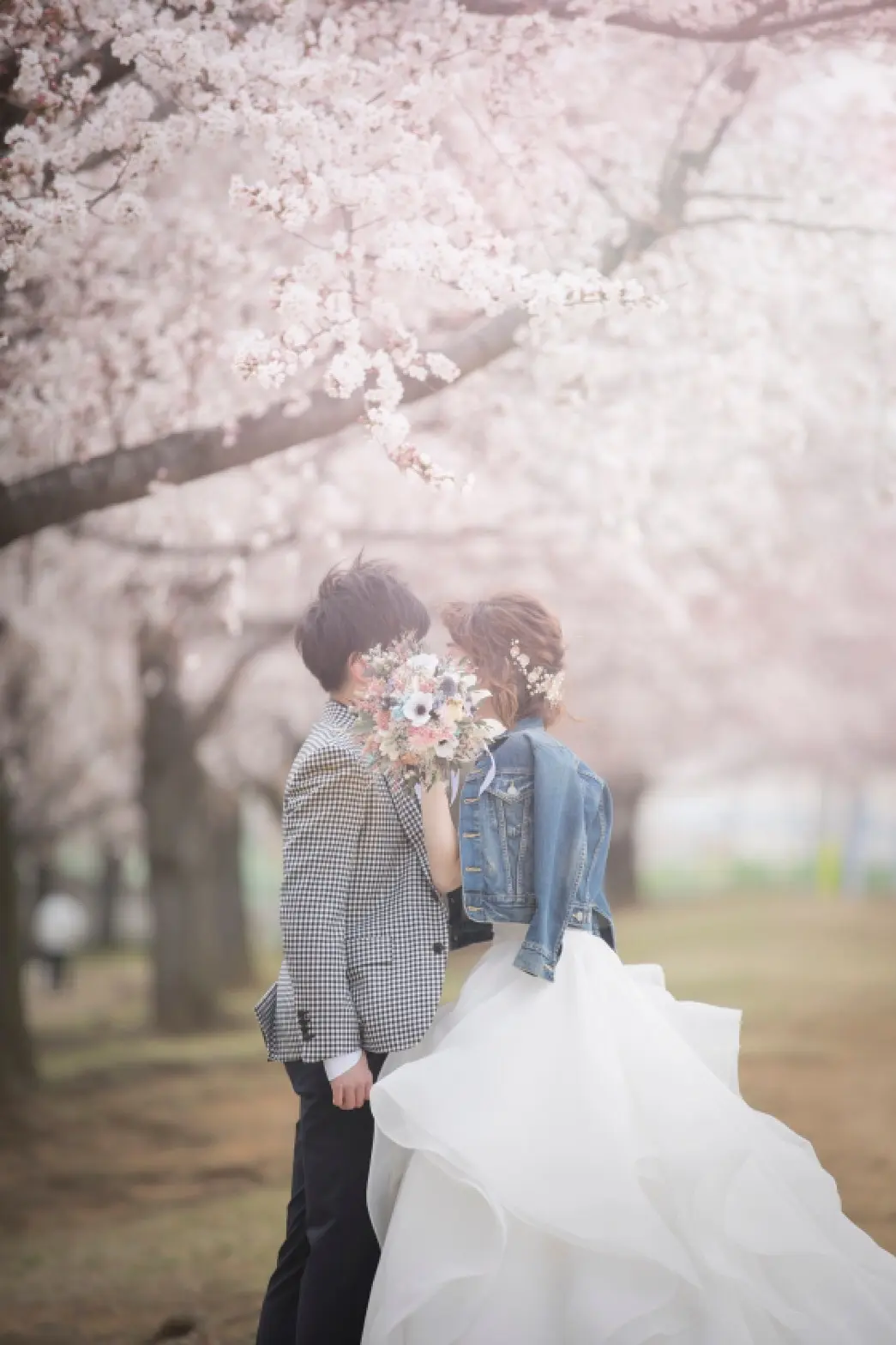 【桜ウェディング】桜満開の素敵なウェディングフォトを撮って頂きました♡_4