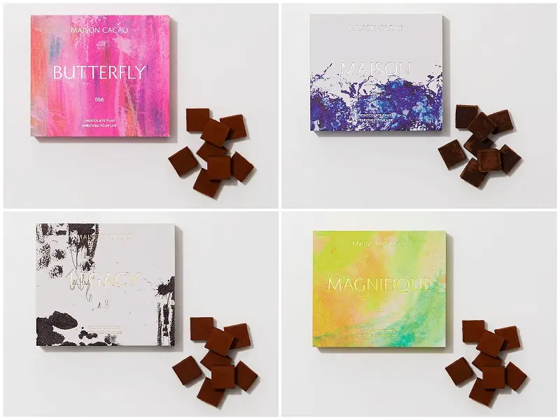 『メゾンカカオ』の「アプローズ」パッケージ