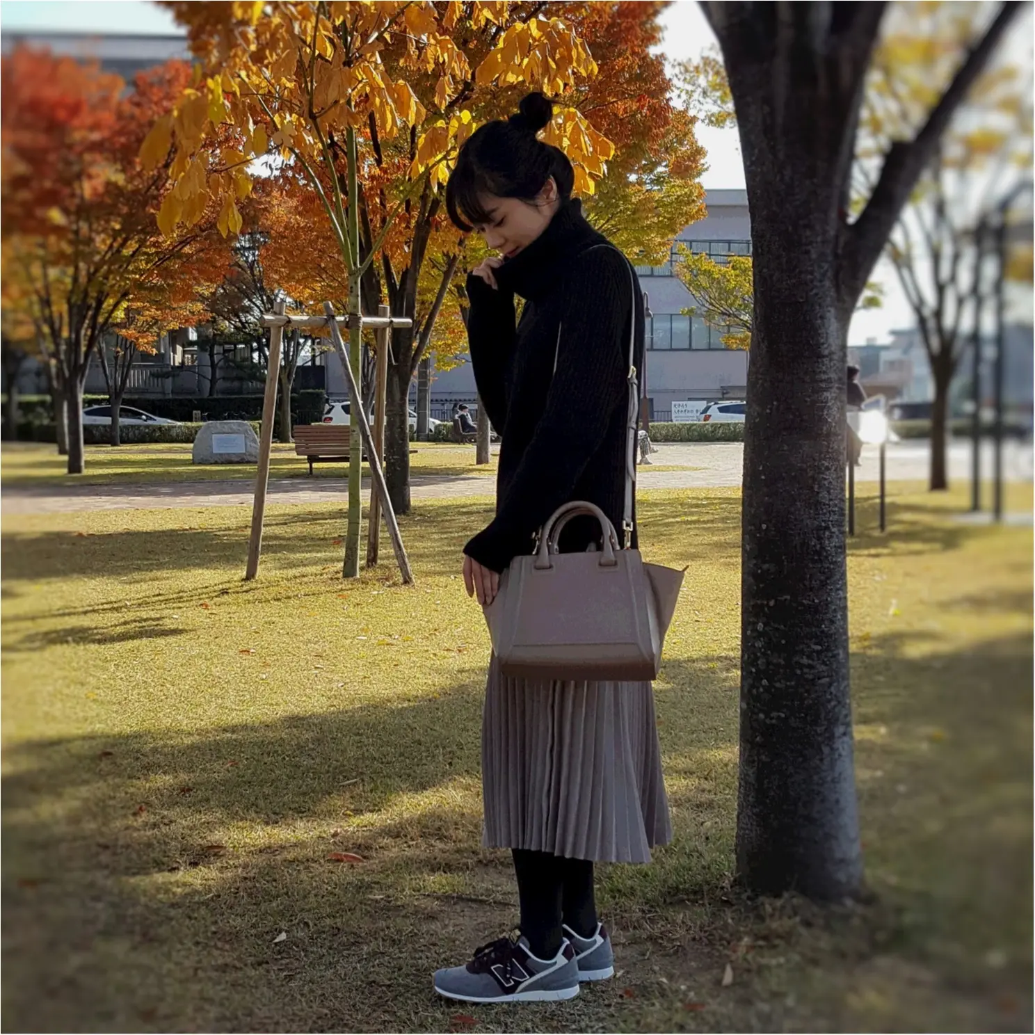 今が見ごろ、紅葉映えする・・・どっかに黒コーデがおすすめ☆_2