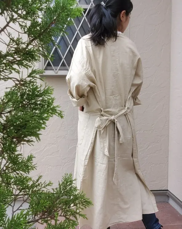 ≪夏のセール戦利品≫秋まで着られるガウンワンピース_2