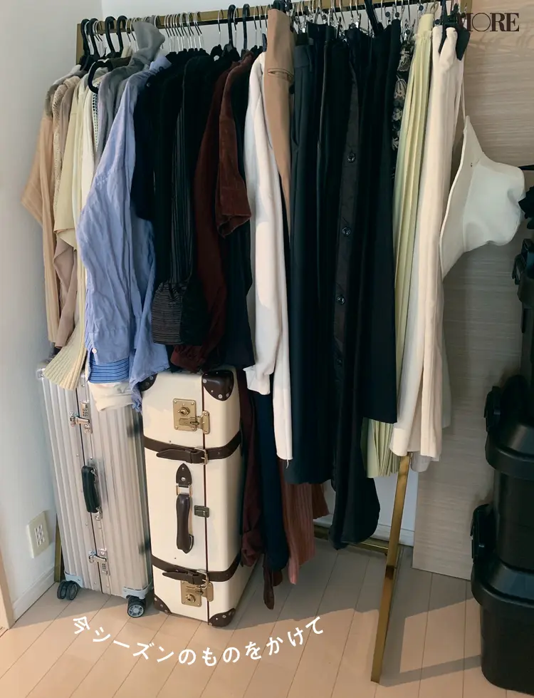 おしゃれプロのクローゼット拝見 便利ハンガーやエコバッグ収納で整理整頓 ファッション コーディネート 代 Daily More