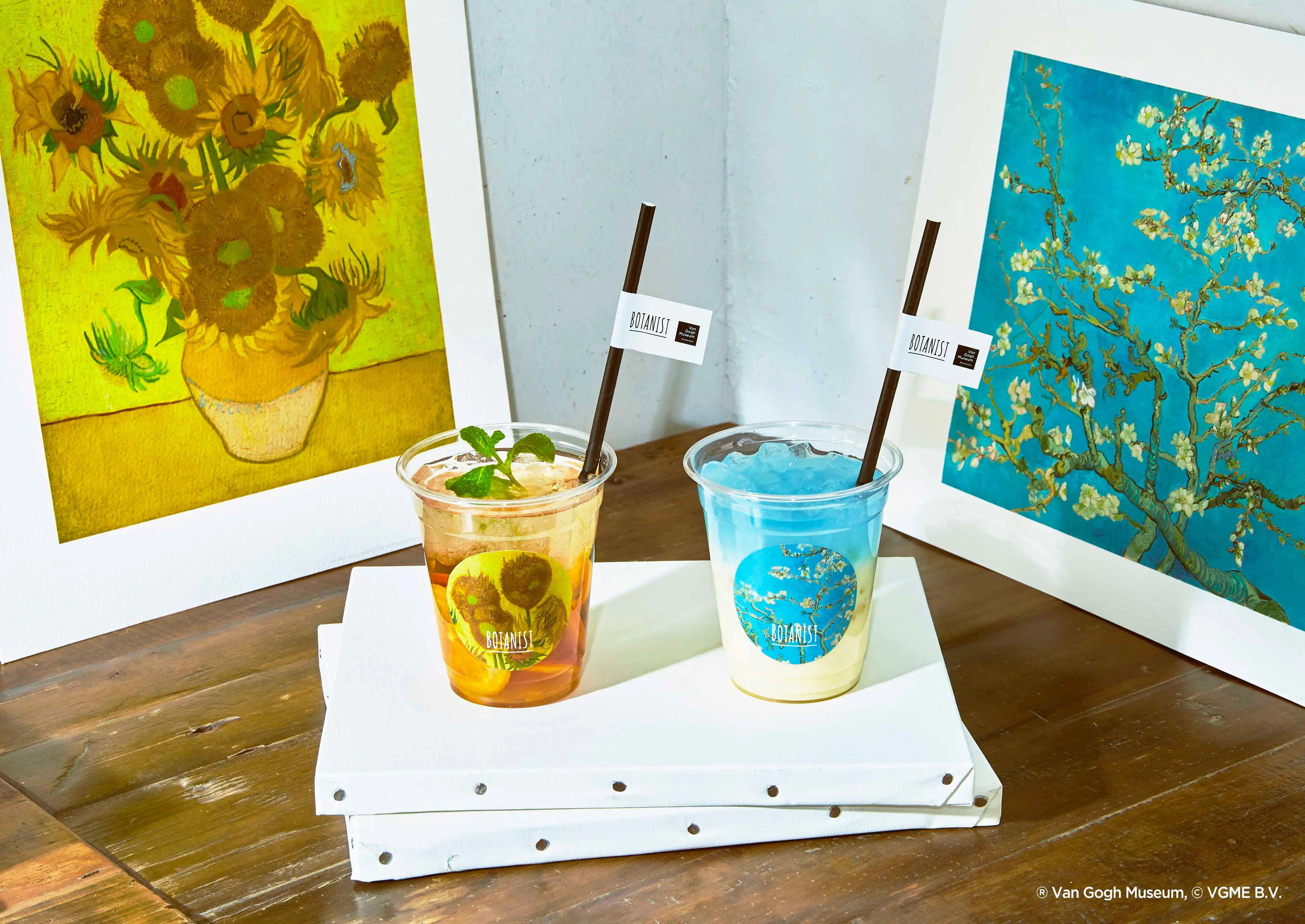 表参道『BOTANIST cafe』で画家ゴッホにインスパイアされた、アートな限定ドリンクが発売!_1