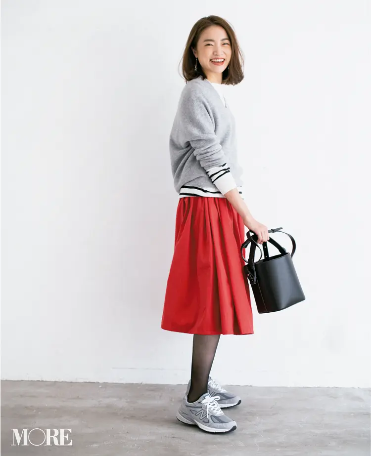 【読者変身】無難、甘すぎ、いつも同じ……きれい色スカートのお悩み、スタイリスト高野さんが解決します☆ 記事Photo Gallery_1_21