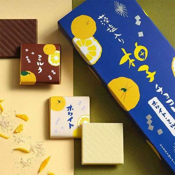 カルディおすすめチョコ「柚子チョコレート（藻塩入り）ホワイト・ミルク」