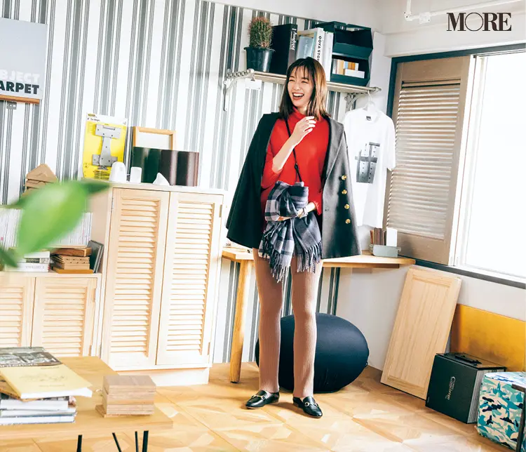 この秋いちばんの冷え込み! 何を着る? 佐藤栞里主演「全気温対応コーデ」着回し21日目_1