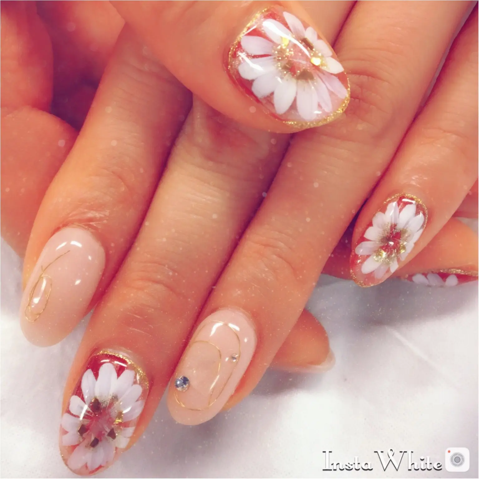 【5月春ネイル】やっぱりお花はアートが1番♡_1