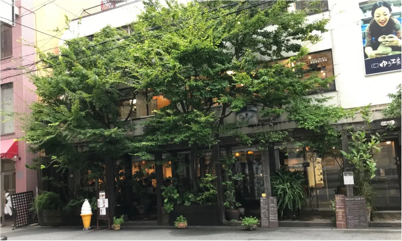 【大阪】緑が生い茂る都会のオアシス♡うつわcafe♡_9