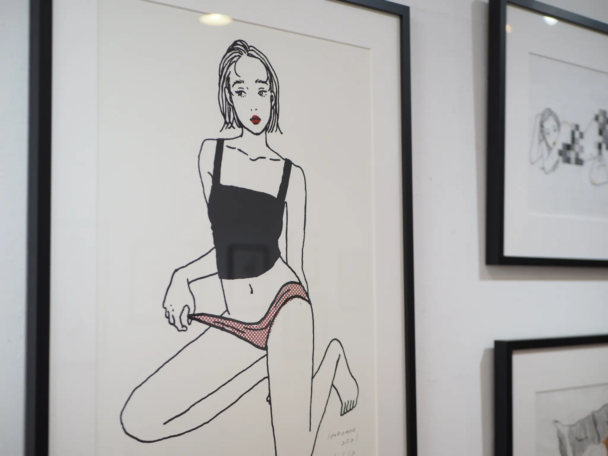 人気イラストレーター【itabamoeさん】初の個展にお邪魔してきました✐⿻*_4