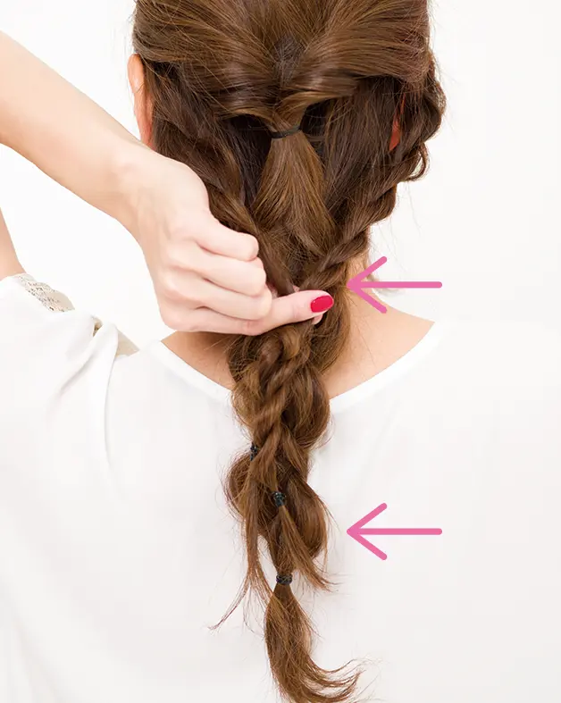 【美容師梅雨ヘアアレンジ】(1)暴走ヘアをレスキュー こなれねじりアレンジ_5