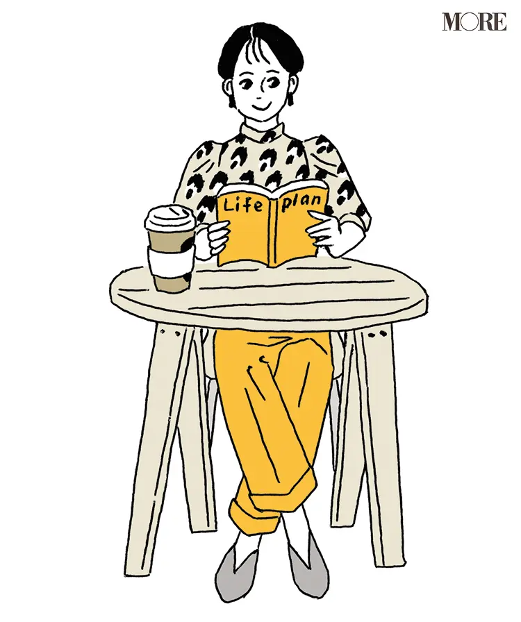 パーソナライズ診断でチャレンジ型の女性のイラスト
