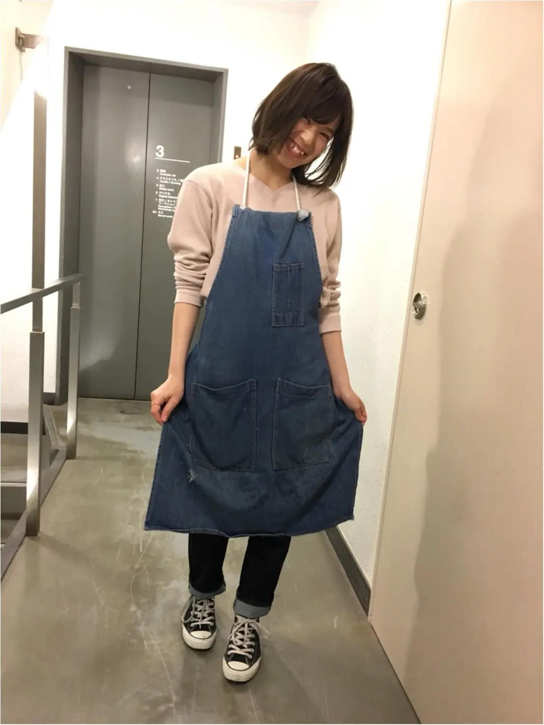 【UNIQLO】《ワッフルVネックT》が長袖になって登場!今から春まで使えるオススメアイテムを色ち買い!_3