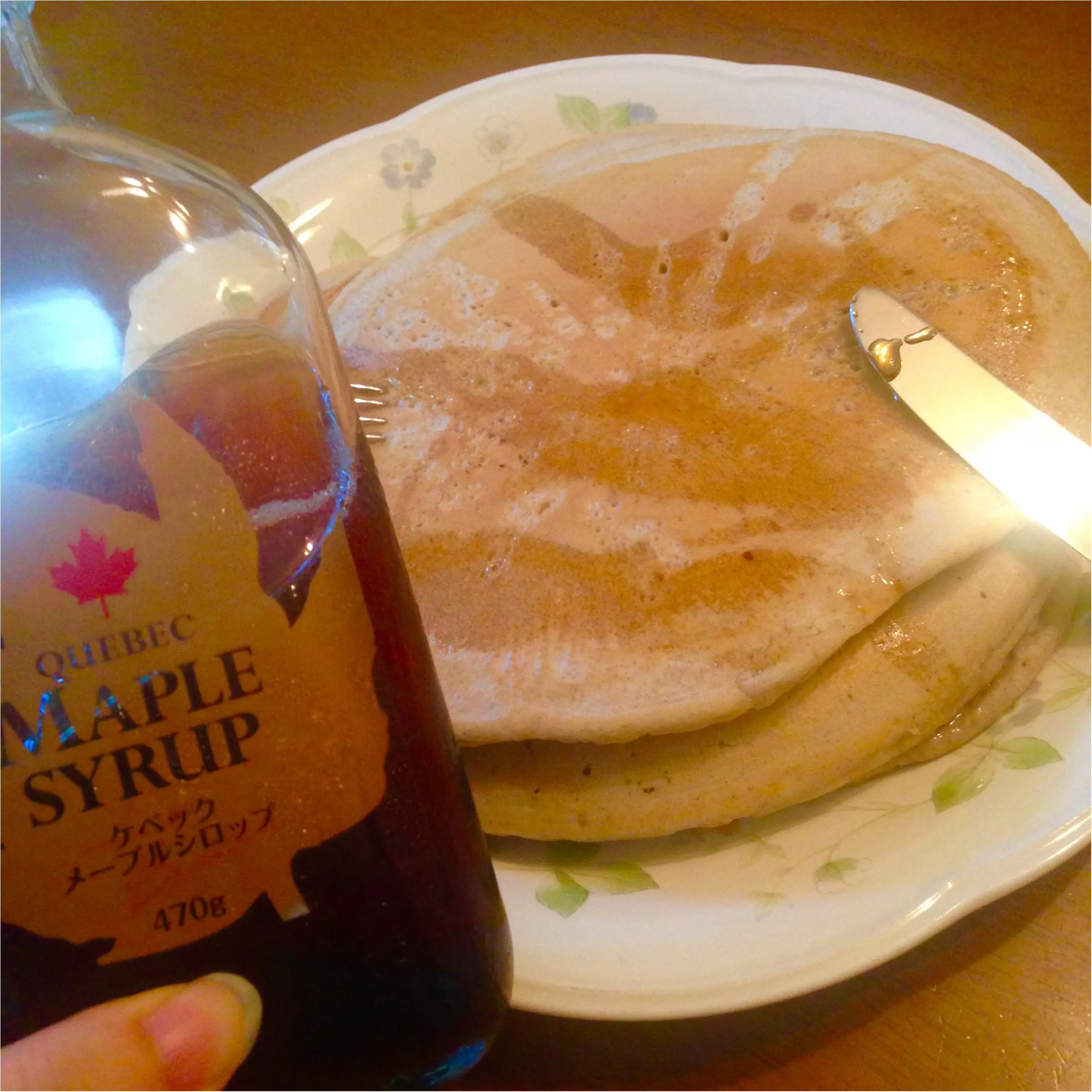甘酒で作るパンケーキ❤️週末はパンケーキ?お休みの日はのんびり。パンケーキモーニングを♡ _10