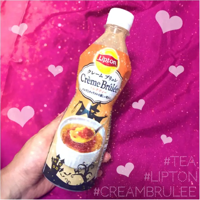 【FOOD】リプトンから新作❤️クリームブリュレミルクティーが上品な甘さ♡!_1