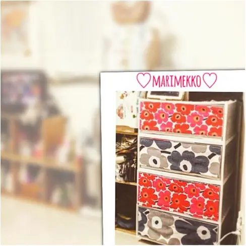 《DIYにもトライ★》marimekko(マリメッコ)のインテリアでお部屋を明るく♡!_4