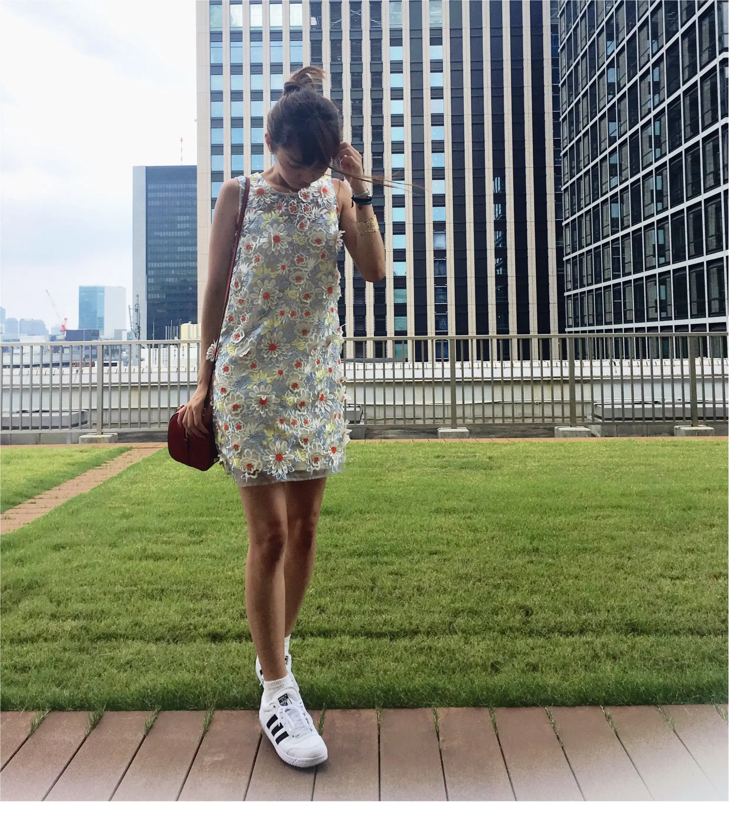 ▶▶スニーカーでもかわいくキメたい!!流行りの《白スニーカー》で夏を足元からさわやかに☺︎_7