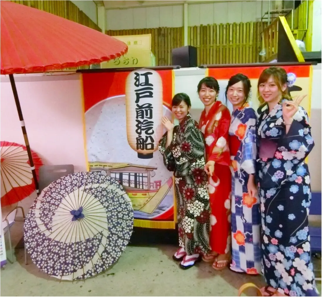 【浴衣で屋形船】お台場の夜景と海を眺めながら♡もんじゃ食べ放題!_3
