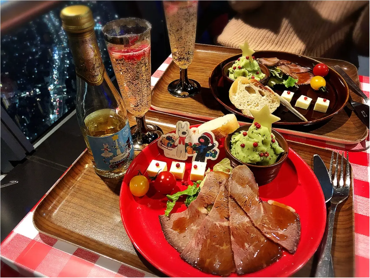 東京スカイツリー展望デッキで夜景とともに『リサとガスパール』のコラボクリスマス!!_4
