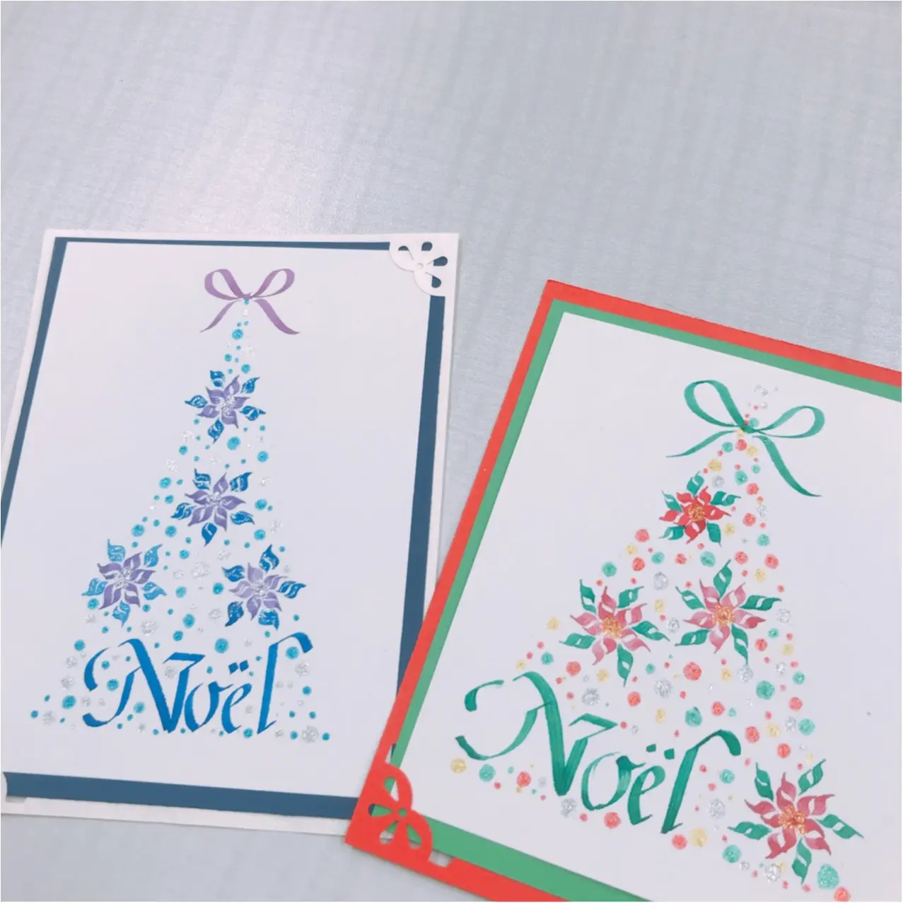 【大人の習い事】カリグラフィー教室2回目!クリスマスカードを作りました♡_5