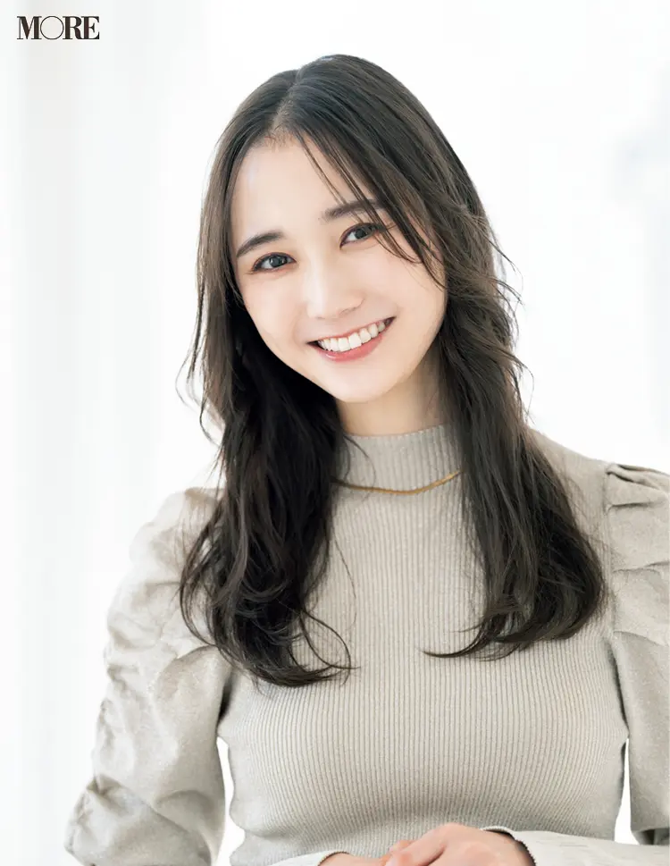 ストレートアイロンで作る鈴木友菜の「エアリーAライン」
