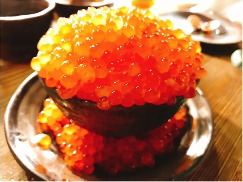 こぼれ落ちる大量のいくらがすごい✨いろり家名物『船上めし』がヤバうまっ( ´艸`)_1