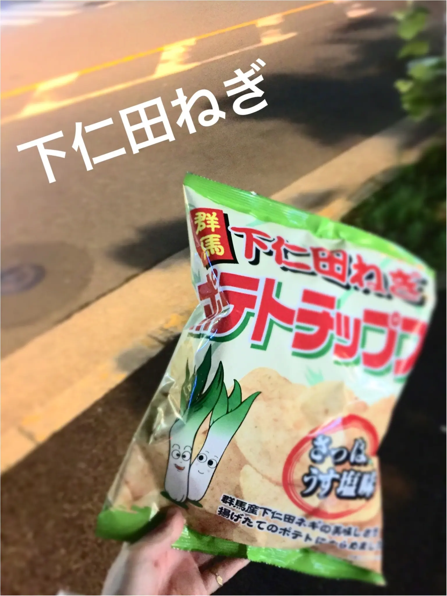…ஐ ご当地ポテチ!群馬県下仁田ネギ味〜♪ ஐ¨_1