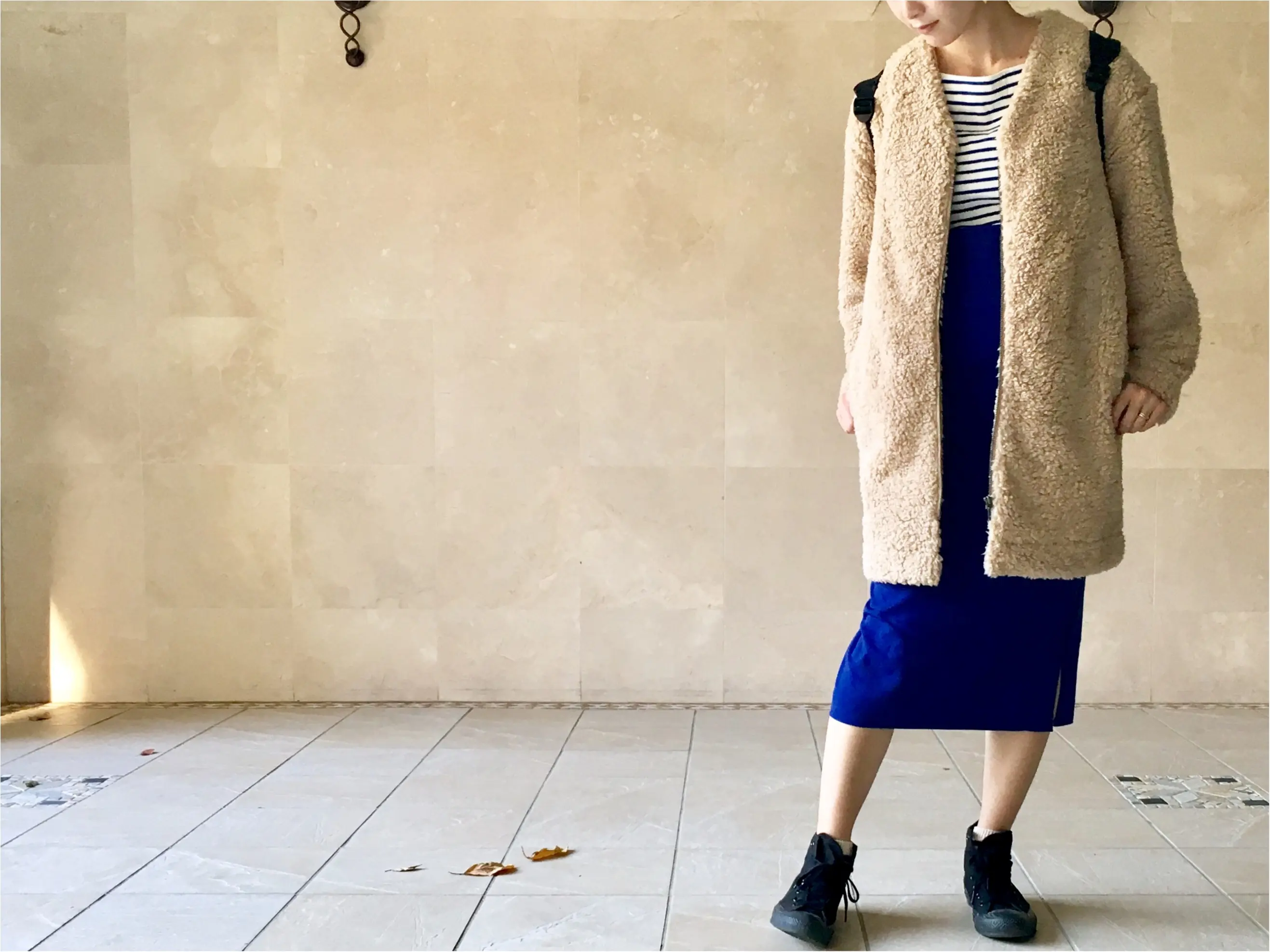【UNIQLO】11月には売り切れる名品アウター⁈軽くてあったか《ボアフリースコート》が超優秀❤️_4
