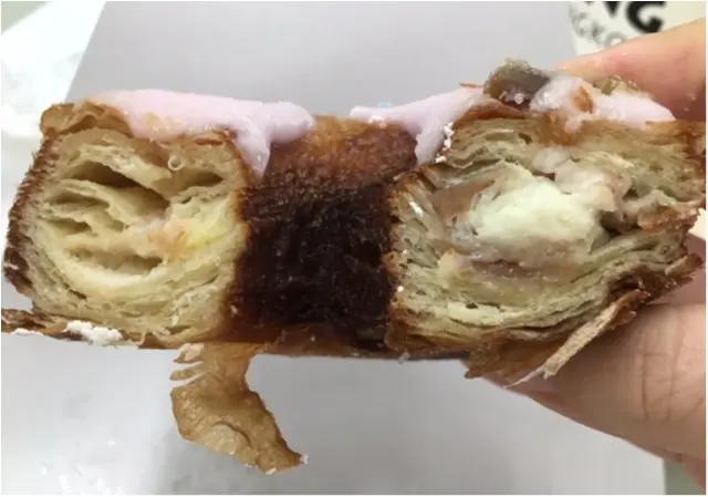 やっと食べられた!元祖ハイブリッドスイーツ。ドミニクアンセルベーカリーの600円のクロナッツ★_10