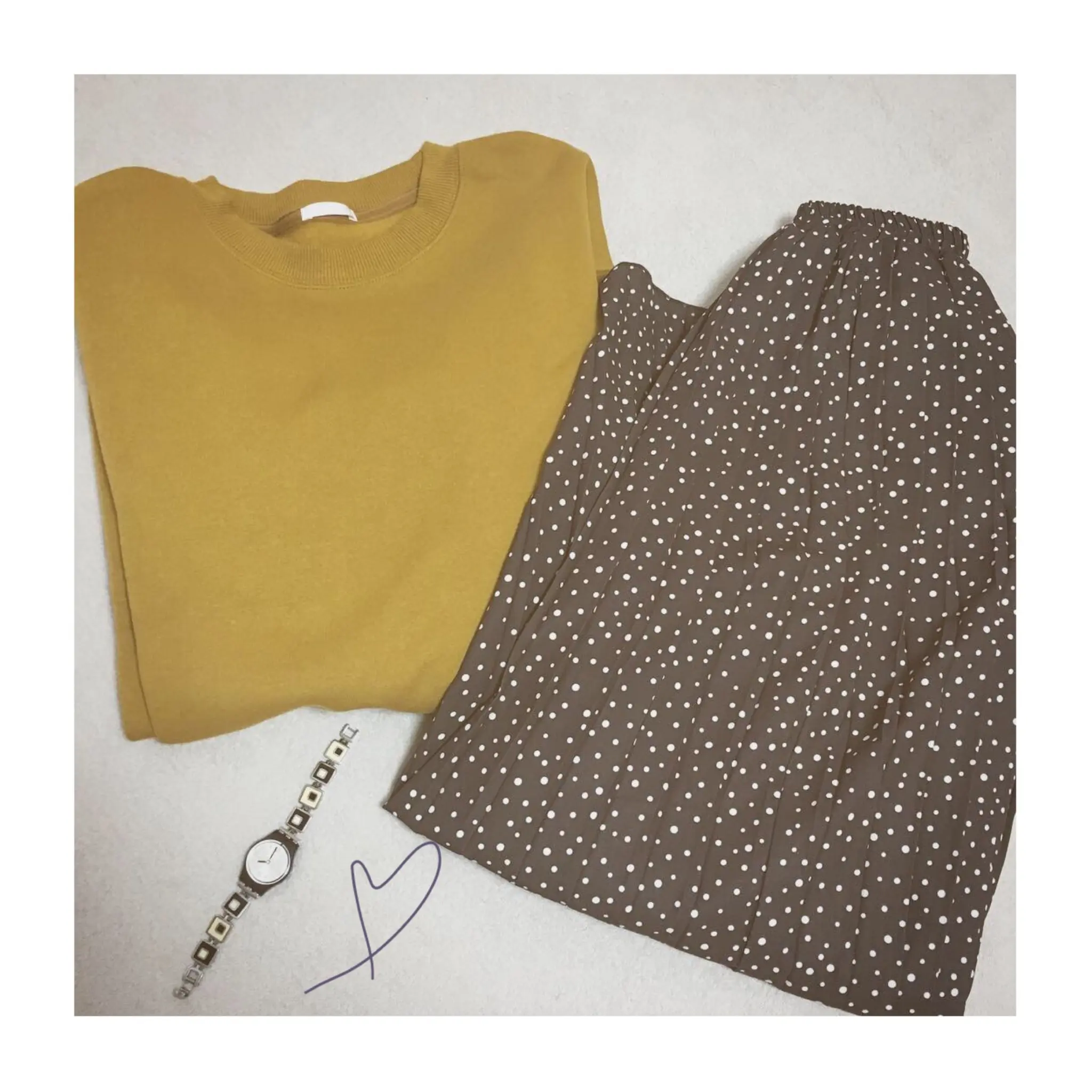 《秋の一大トレンド❤️》【GU】の¥990スウェットで秋服始めました☻_3