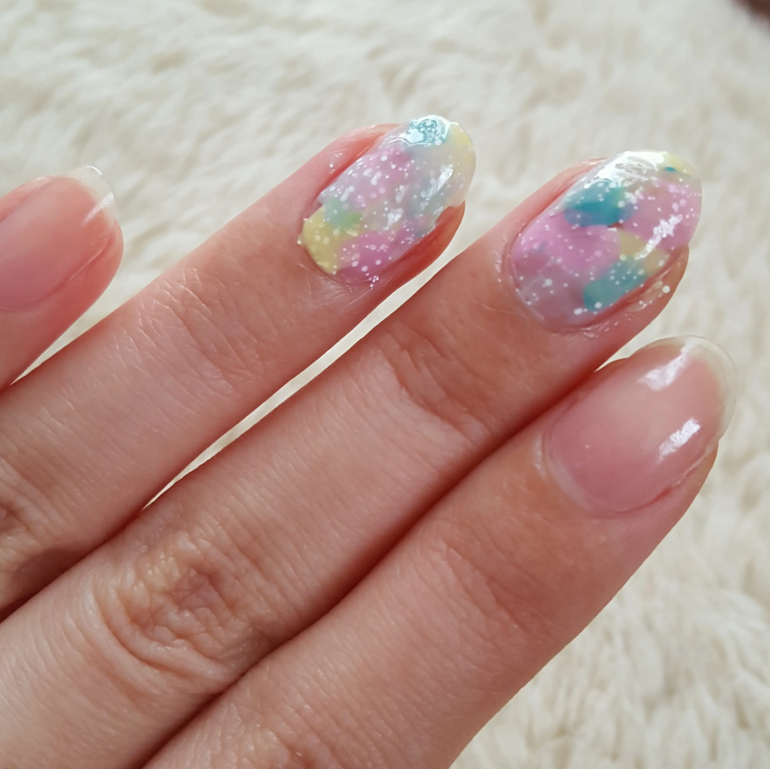 春のパステルカラーが詰まった~休日ネイル~_3