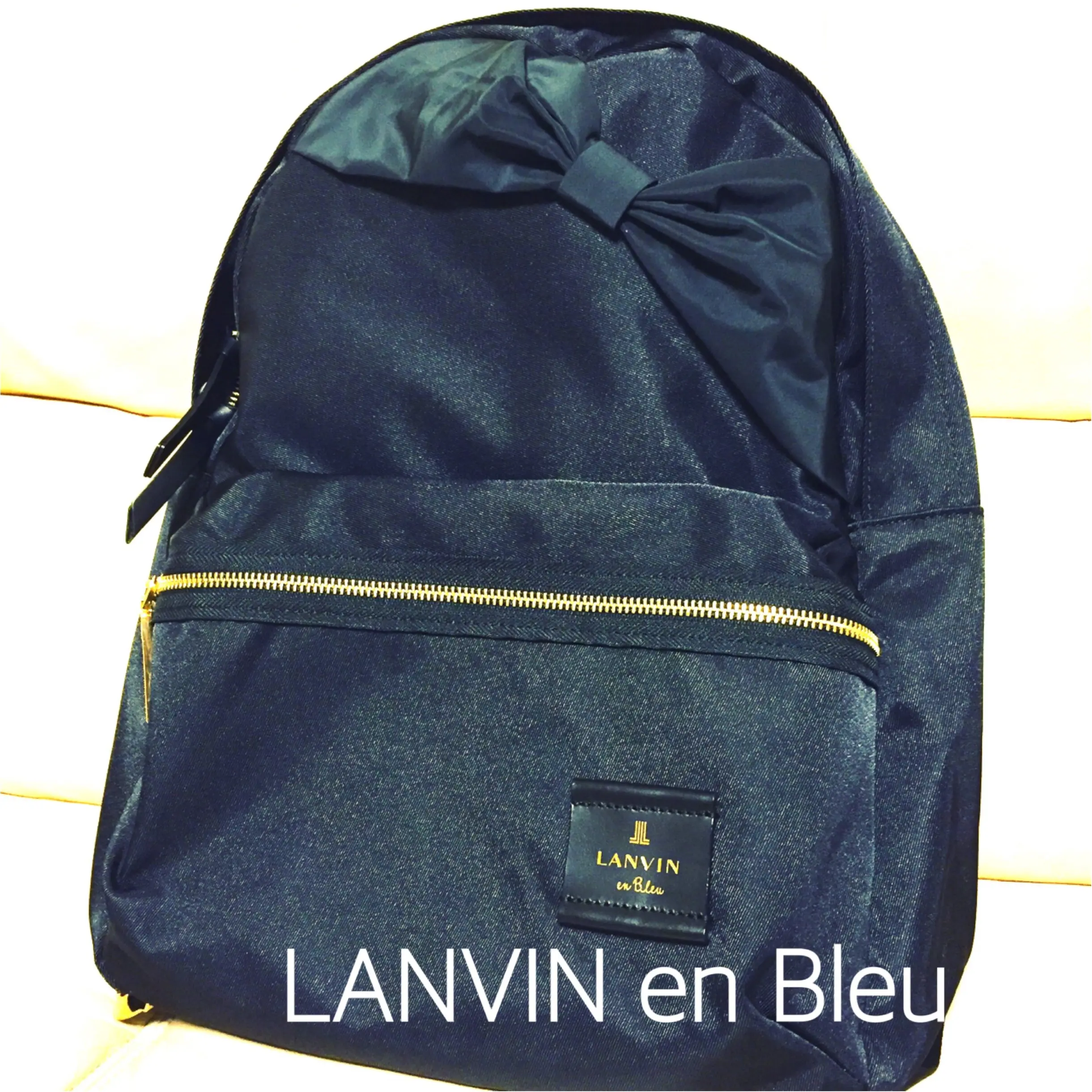 ❤︎大人かわいい❤︎LANVIN en Bleuのリボンリュック_1