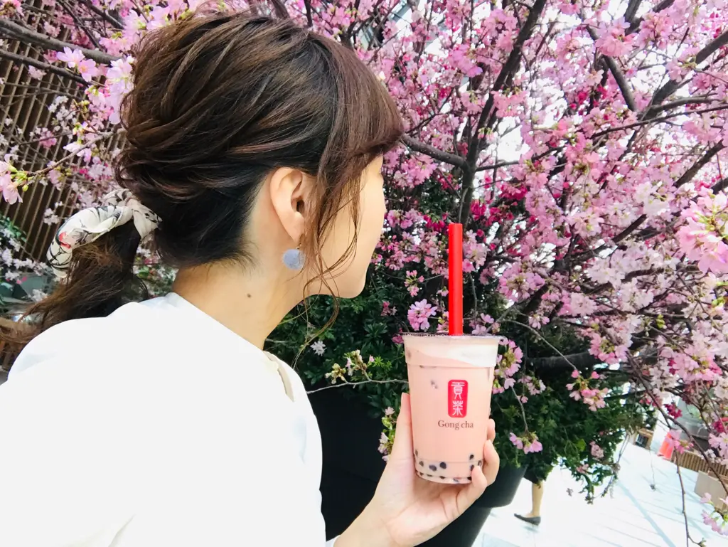 【Gong Cha】タピオカドリンクも春仕様♪《苺×ミルクティー×タピオカ》の最強コラボ♡_5