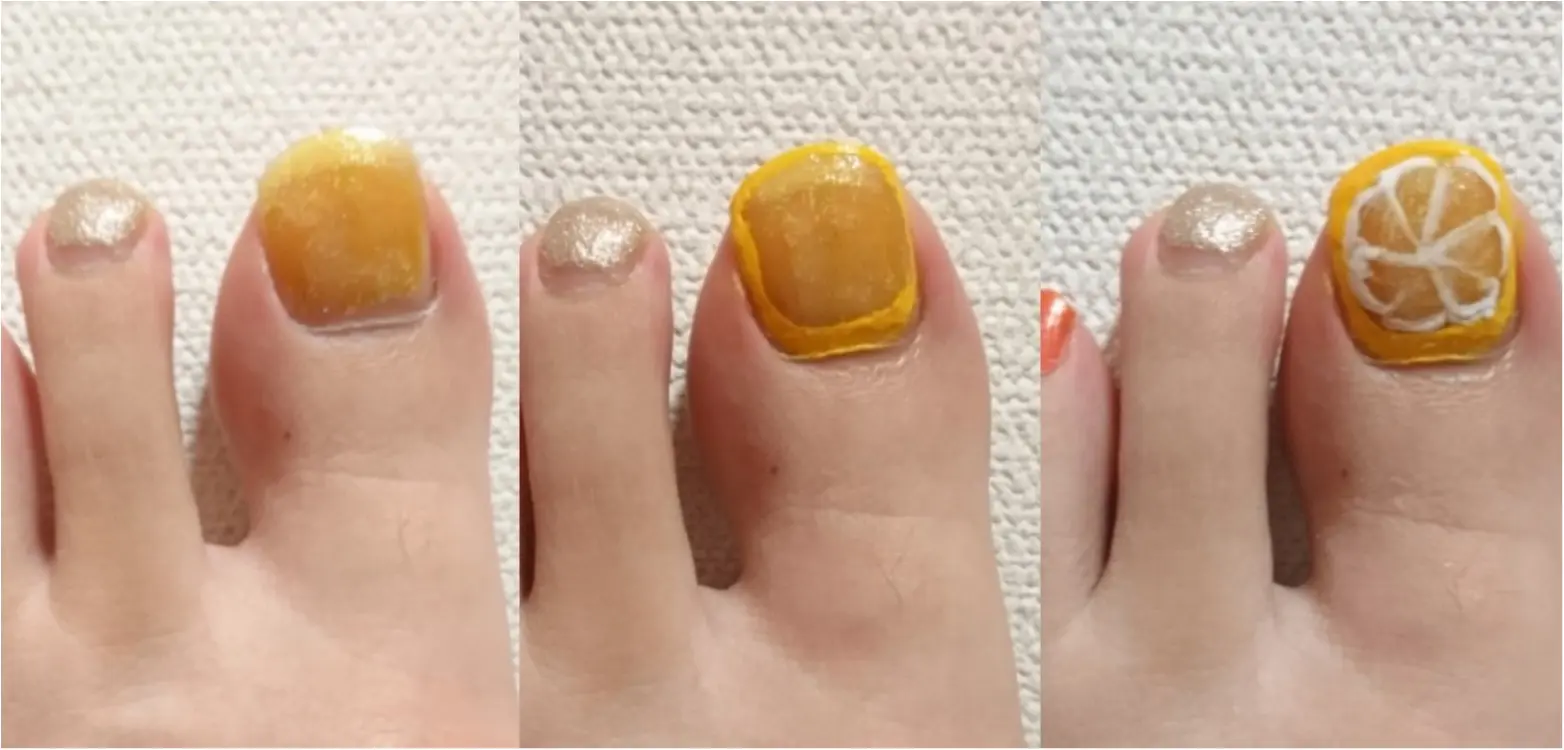 夏の遊びネイルにはフルーツネイルがぴったり☆~休日ネイル~_3