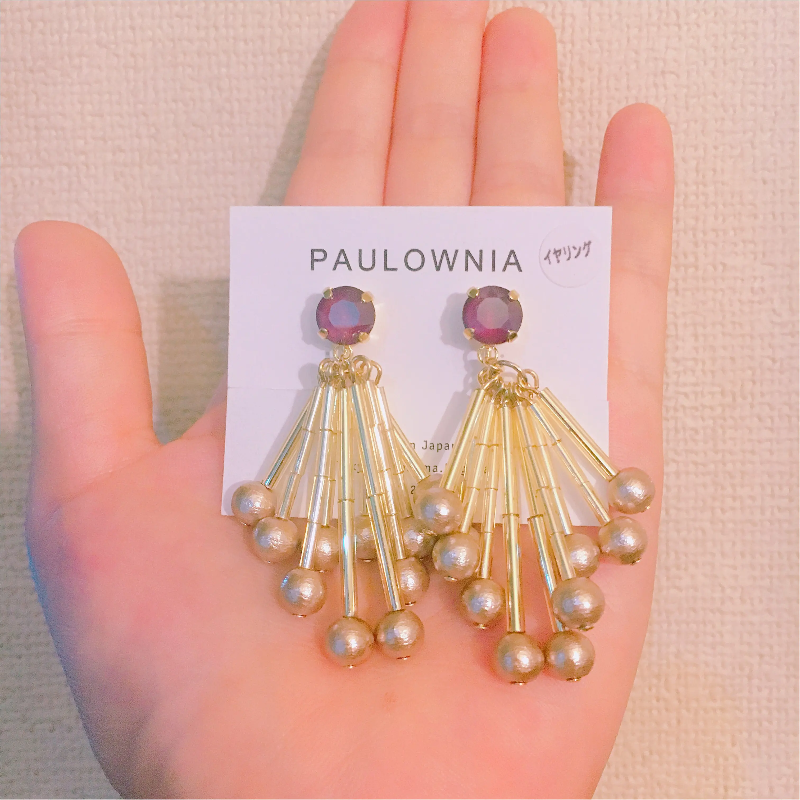 【大ぶりイヤリング】年末年始のイベントにもぴったり!paulowniaさんのイヤリング『スワロフリンジ』がかわいい♡♡_3