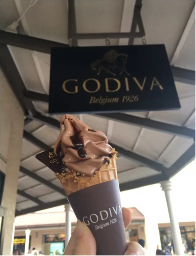 一度は食べたい【GODIVAのソフトクリ~ム】濃厚リッチなダブルチョコソフト!_6
