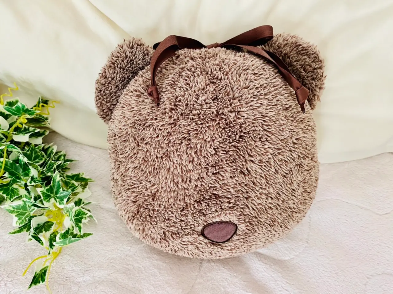 【GU新作】クマさん可愛すぎ♡クッションにもなる《4WAYブランケット》は今冬絶対買い!_1