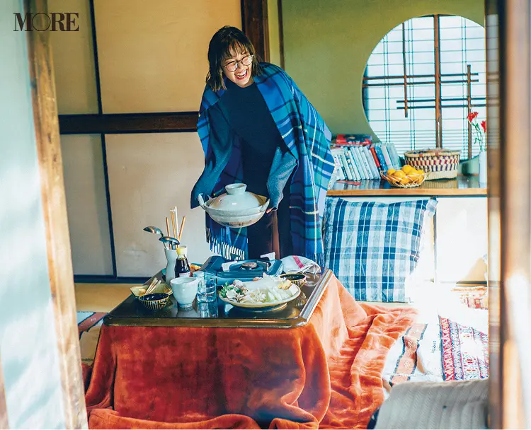 「おうちでは楽&おしゃれを目指したい」佐藤栞里主演【冬から春へ。手持ち服9着から始める着回し】10日目_1