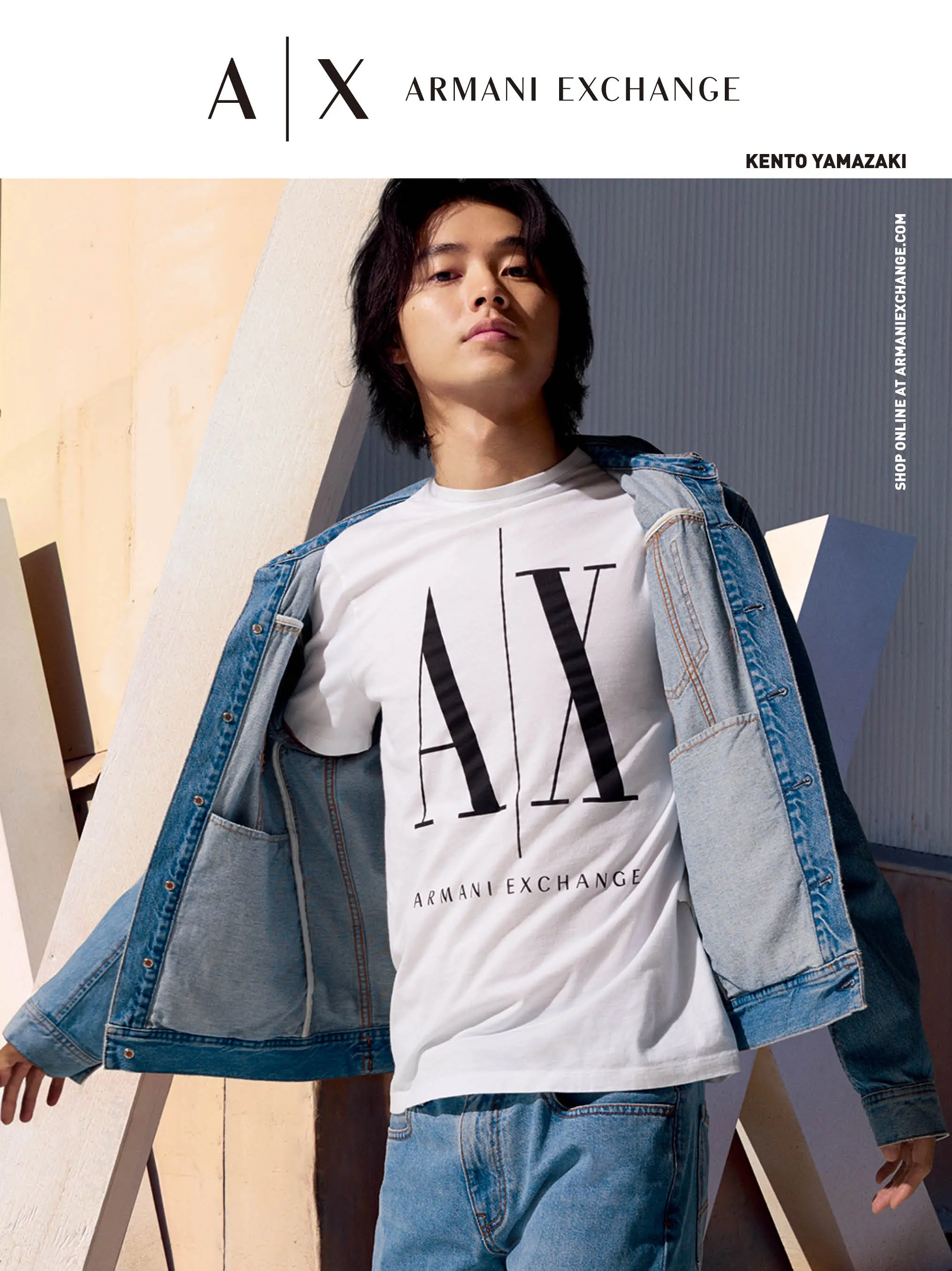 【速報】山﨑賢人さんが『A|X アルマーニ エクスチェンジ』のキャンペーンモデルに!_2