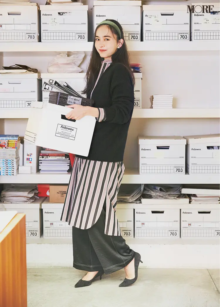この師走感、好きかも! 井桁弘恵主演『イージーパンツでノンストレスコーデ』着回し18日目_1