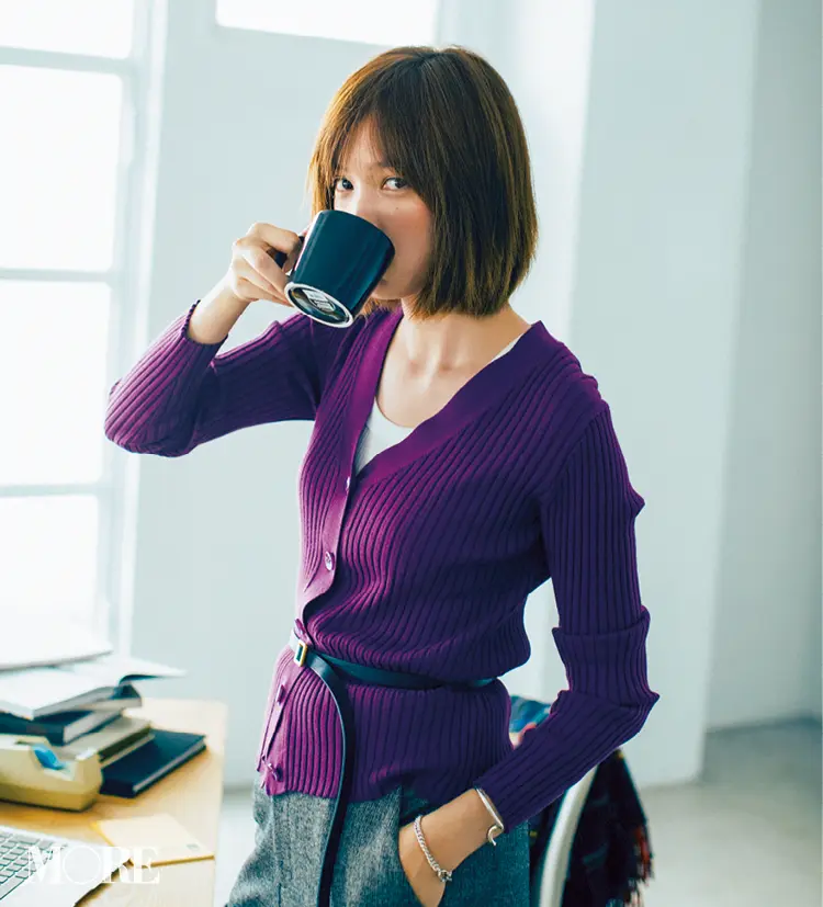 2018年秋のファッション ニット49