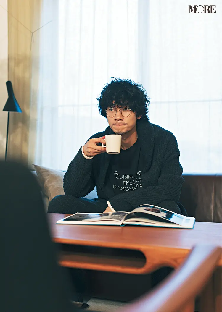 清原 翔が『ジェラート ピケ』の新作を着てみたら……♡【コーヒー好き男子編】_3