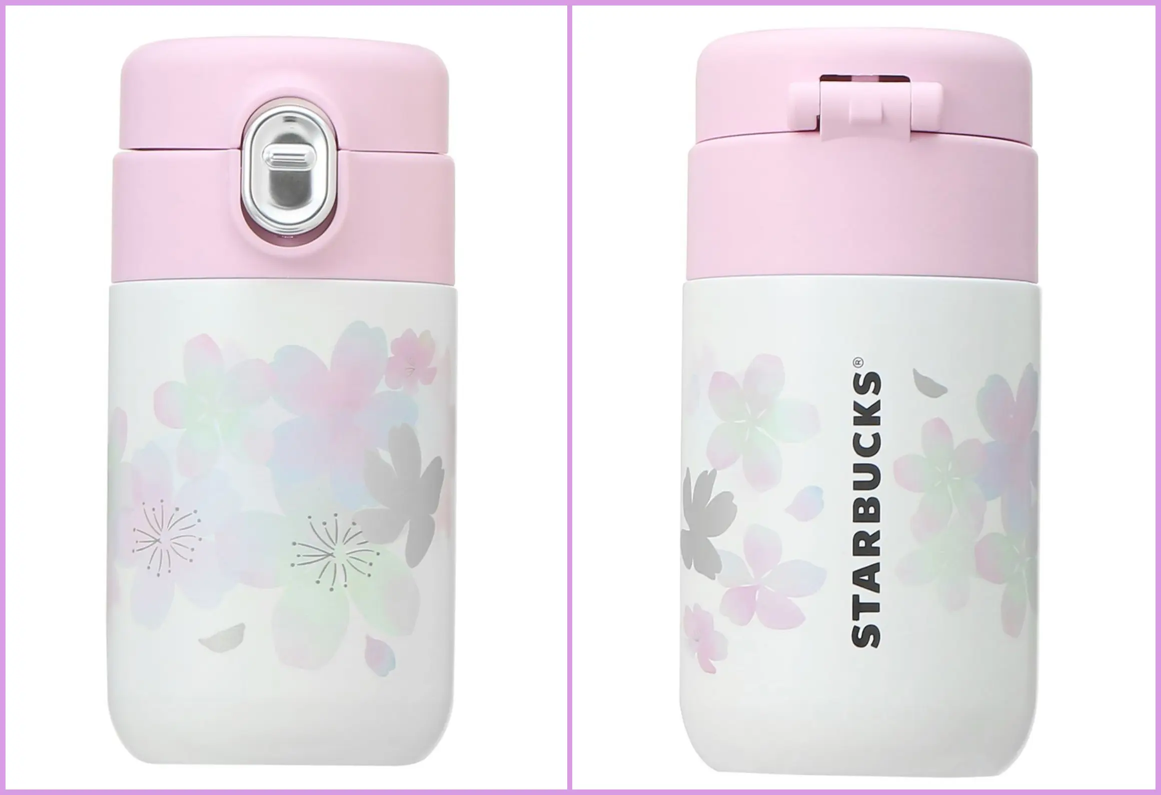 スタバ新作2022さくらグッズ「SAKURA2022ステンレスプチボトル200ml」