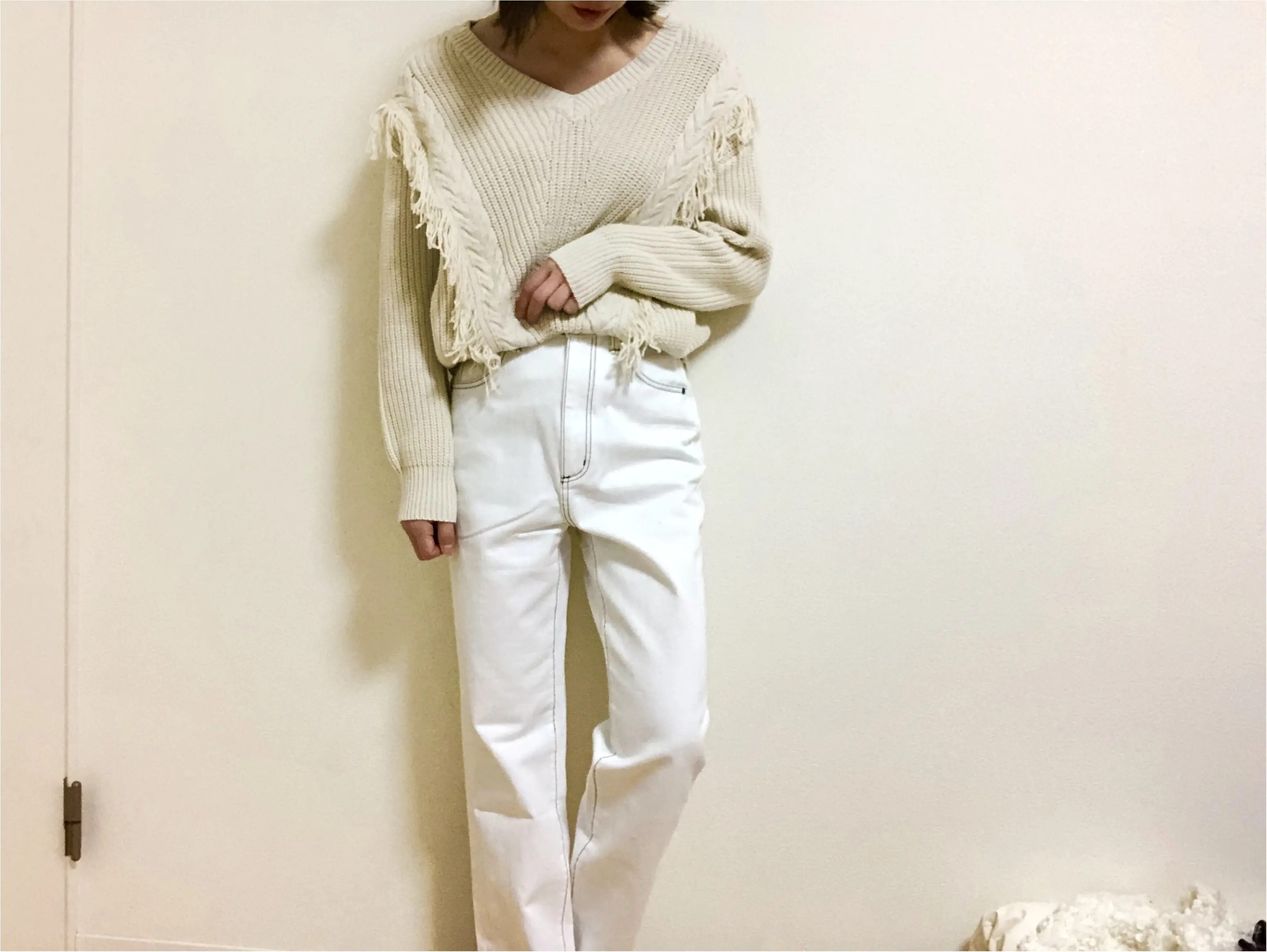 冬の買い足しアイテムに☆【GU】Instagramで話題の《ハイウエストストレートジーンズ》早速ゲット〜!_7