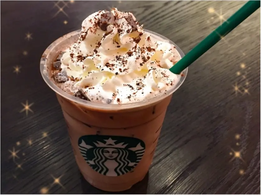 【スタバカスタマイズ♫】新年度お疲れな時にちょっぴり甘さをプラスしてブレークタイム♡_1