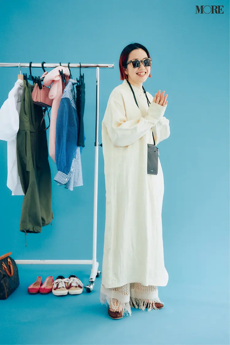 スタイリスト高野麻子さんの私服コーデ トレンドのワントーン