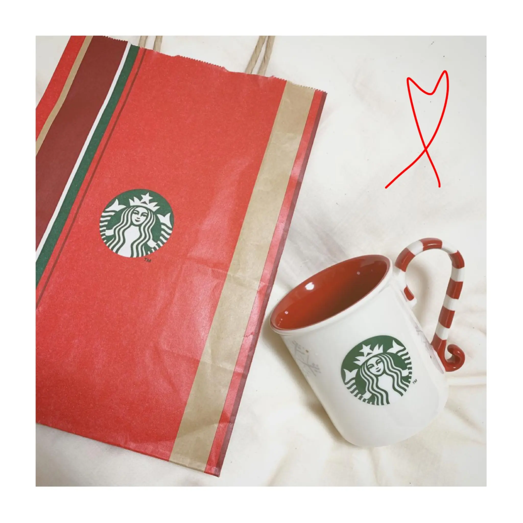 《自分用にもギフトにも❤️》【スタバ】ホリデーシーズン限定のマグカップでX'masを先取り✌︎❤︎_1