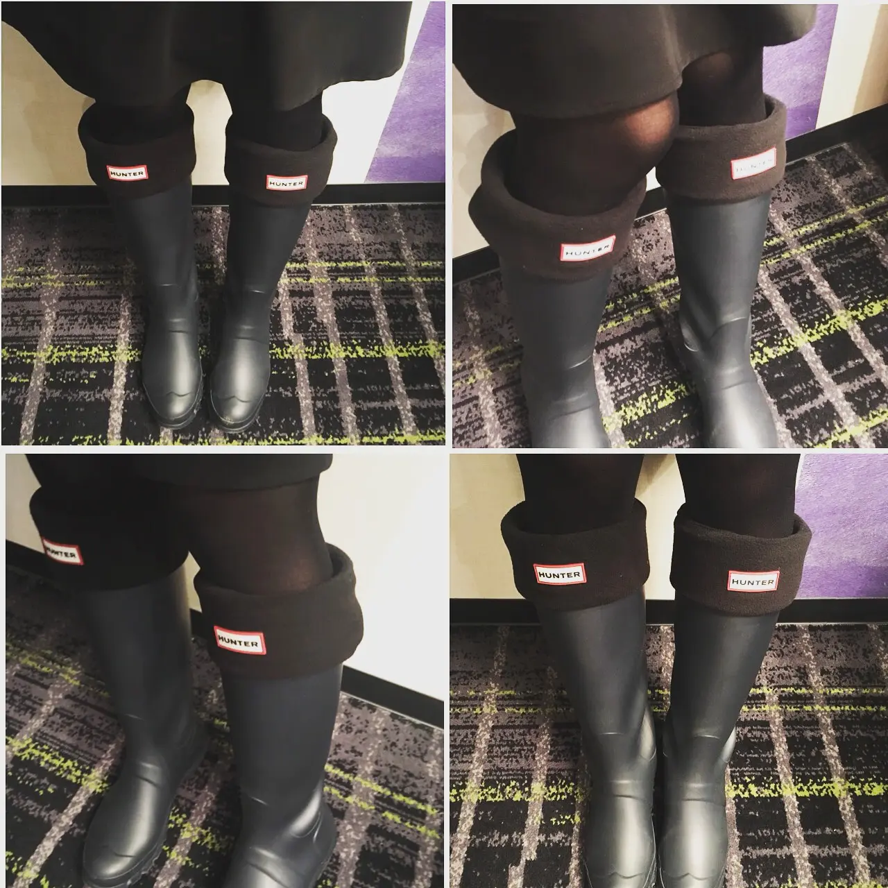 寒くても、雪でもへっちゃら!HUNTERのレインブーツを冬仕様に大変身♡_5