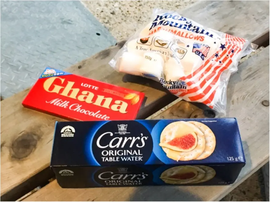 【ふわっトロ!!】冬BBQにもオススメ★アツアツとろ〜り大人気スイーツ・スモアの簡単レシピ_1