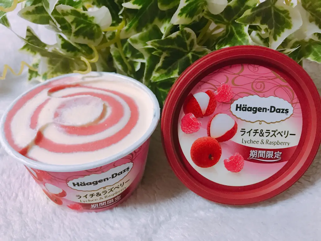 【ハーゲンダッツ】マーブル模様が可愛い♡春を感じるフレーバー《ライチ&ラズベリー》が新登場★_2