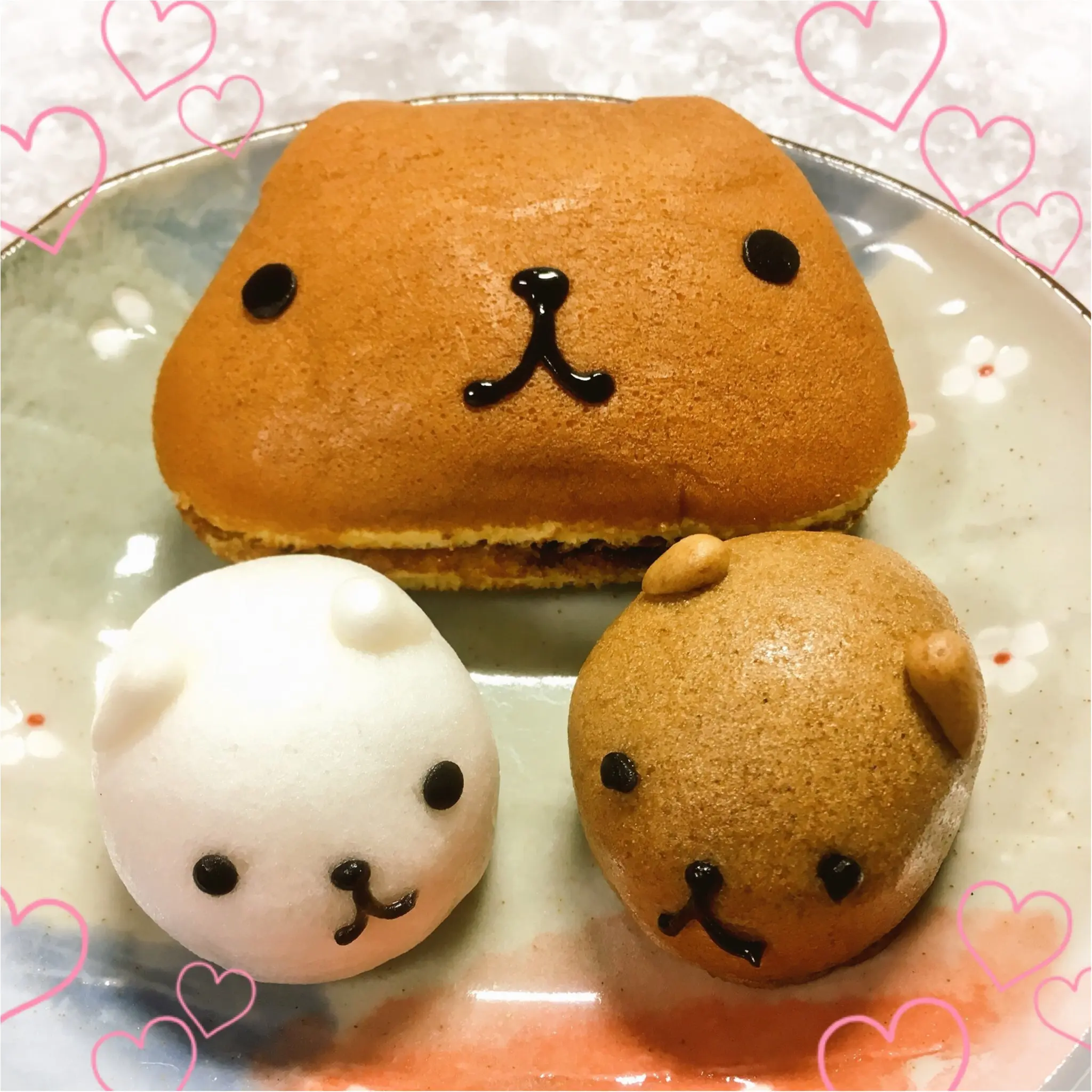 ♡数量限定♡カピバラさんの和菓子セットがかわいくっておいしい(*´ ˘ `*)♡_1