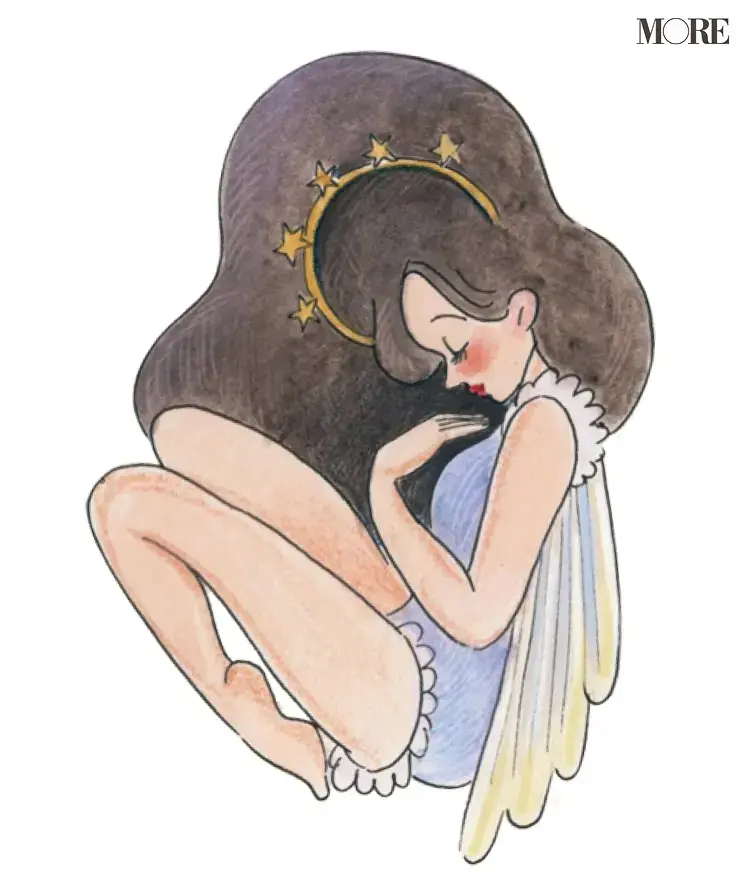 星ひとみ占いの新月タイプのイラスト